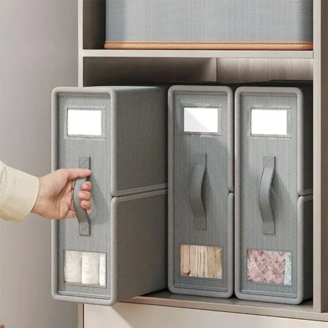 Construction or feature detail: Front-View Foldaway Storage Case