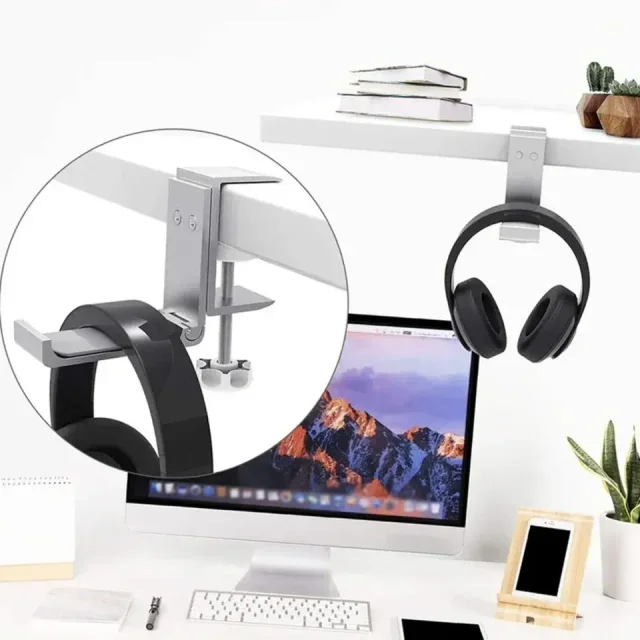 Product overview: UnderDesk Headphone Hanger
