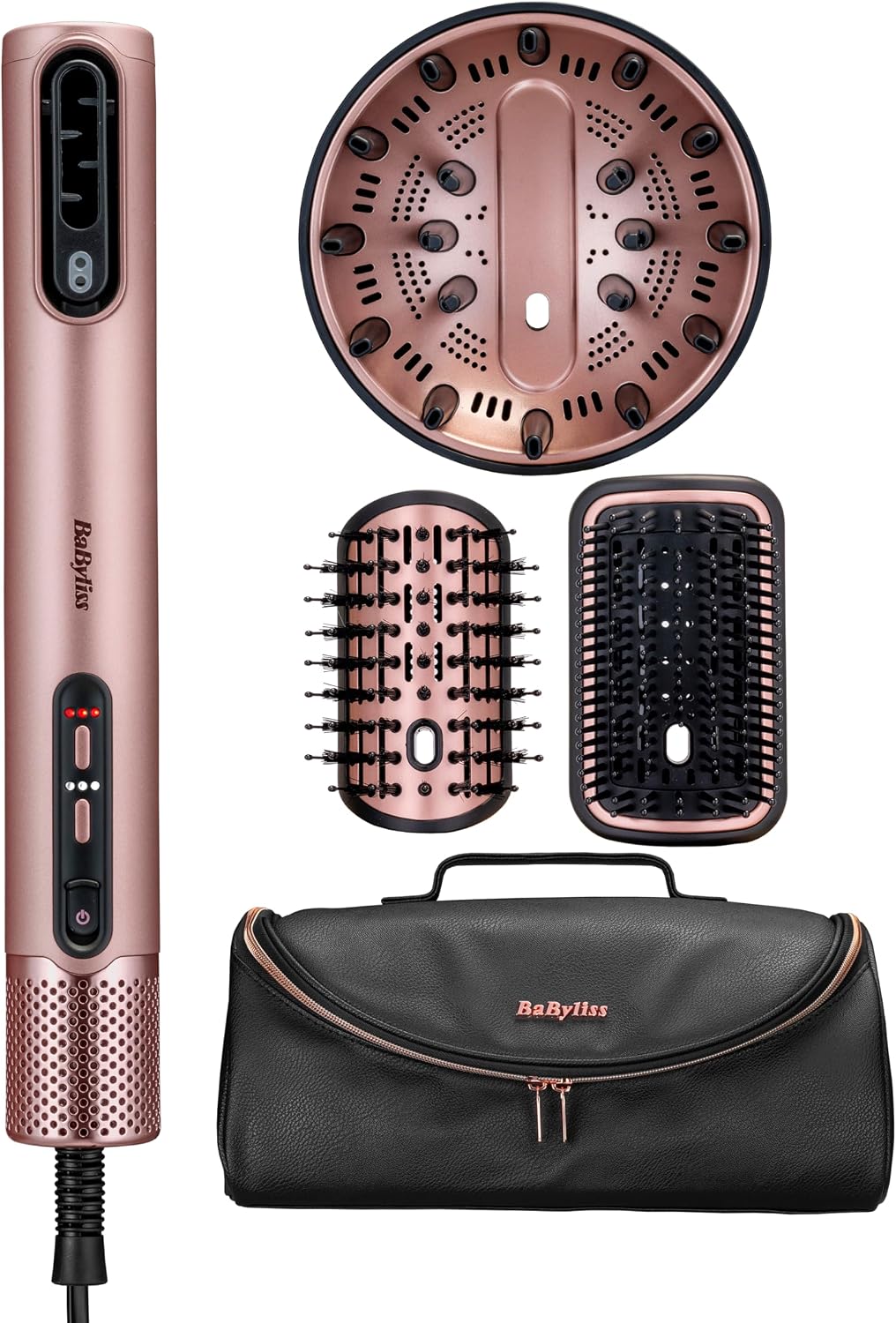Vue principale de BaByliss Air Wand AS6556E – Sèche-cheveux styler 4-en-1